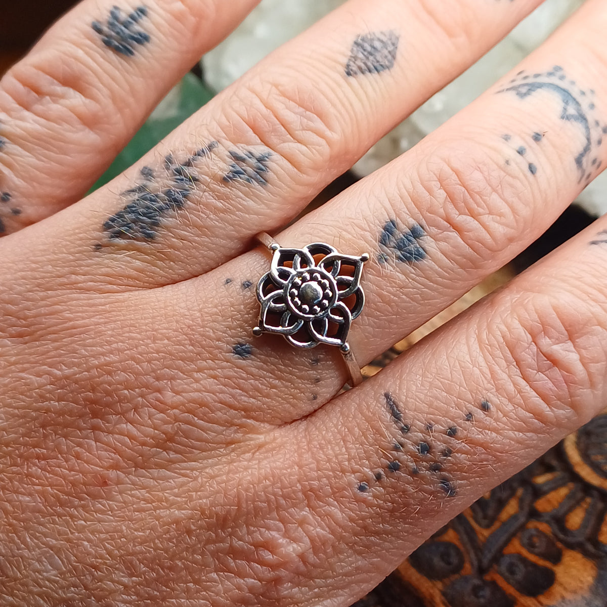 Flower Mandala Ring