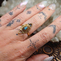 Labradorite Boho Ring