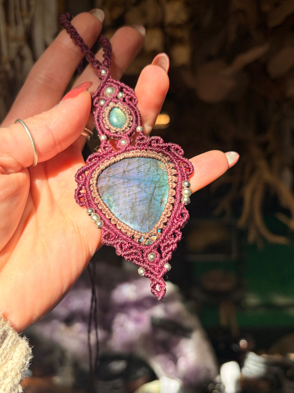 Mystic rose 🌹 Labradorite