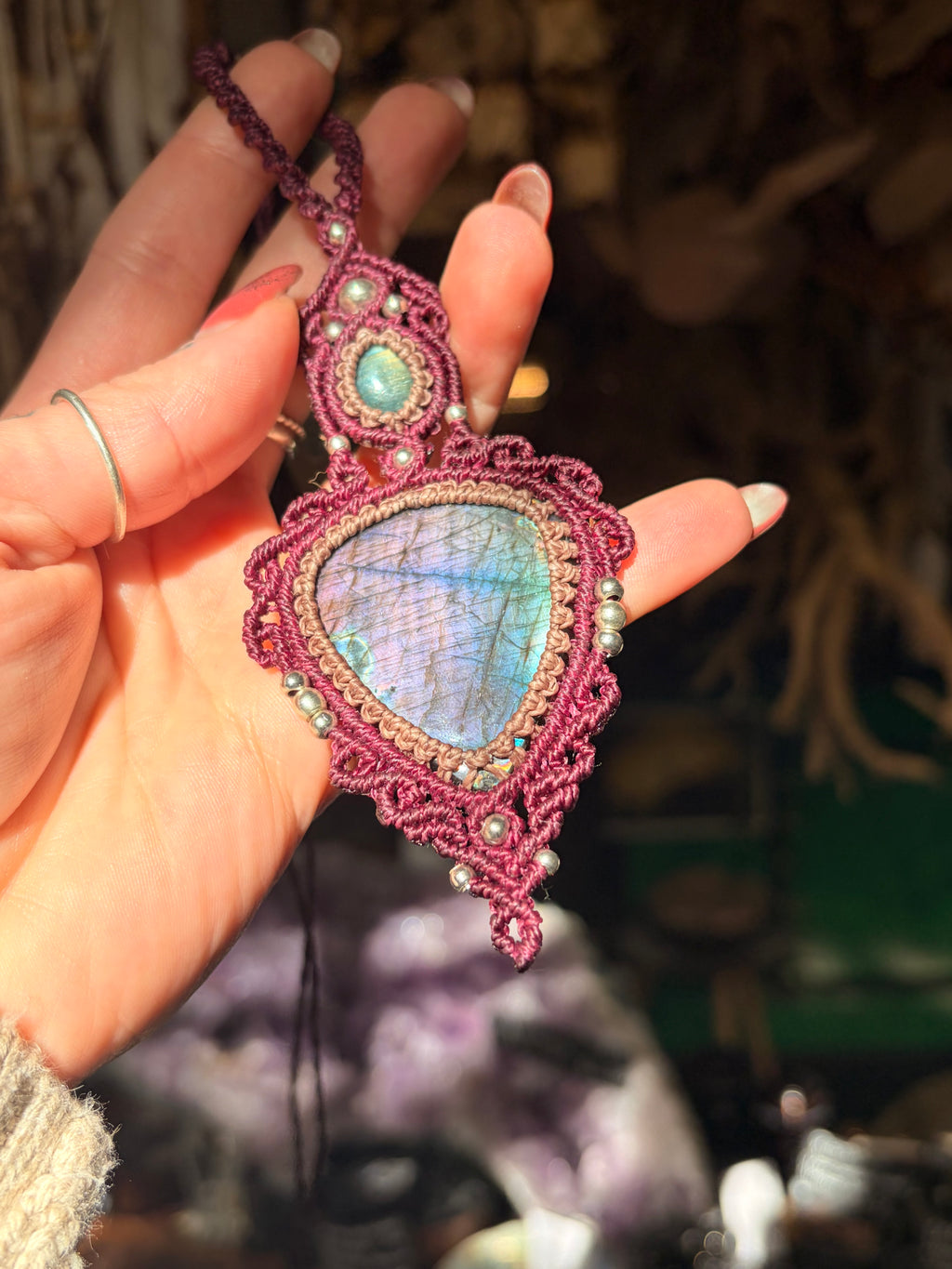 Mystic rose 🌹 Labradorite