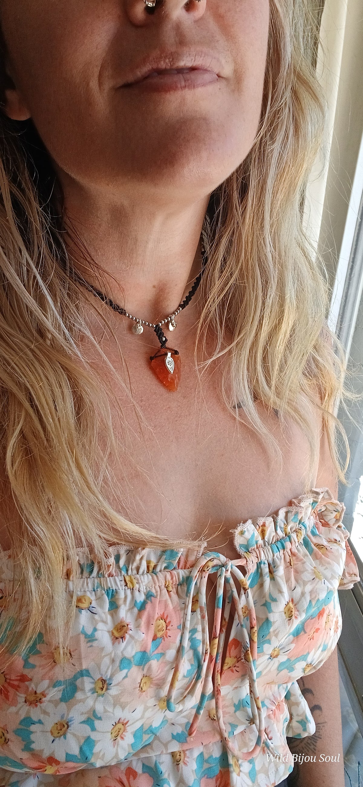 Carnelian Arrowhead necklace